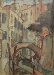 <b>Venice</b><br/>Pastel on paper<br/><br/>37 x 26 cm<br/>1949<br/>